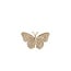 Light en Living Ornament BUTTERFLY set van 3 glanzend goud