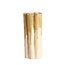 Light en Living Vaas deco 12x9,5x30 cm FLOVILLA keramiek crème+olijf groen