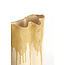 Light en Living Vaas deco 12x9,5x30 cm FLOVILLA keramiek crème+olijf groen