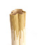 Light en Living Vaas deco 26x14x40 cm FLOVILLA keramiek crème+olijf groen