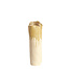 Light en Living Vaas deco 26x14x40 cm FLOVILLA keramiek crème+olijf groen