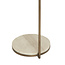Light en Living Bijzettafel Ø26x76 cm LEDA marmer zand-grijs+d bruin-brons
