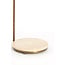 Light en Living Bijzettafel Ø26x76 cm LEDA travertin zand+donker bruin-brons