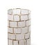Light en Living Theelicht Ø10x11 cm DRONERO glas transparant+wit