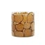Light en Living Theelicht Ø10x11 cm DRONERO glas transparant+bruin