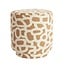 Light en Living Poef Ø40x44 cm DAVONTE terra+crème