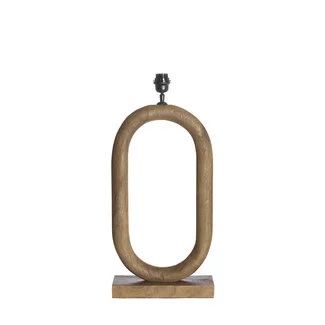 Light en Living Lampvoet 35x12x59 cm PACECO hout grijs-donker bruin
