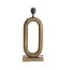 Light en Living Lampvoet 20x12x44 cm PACECO hout grijs-donker bruin