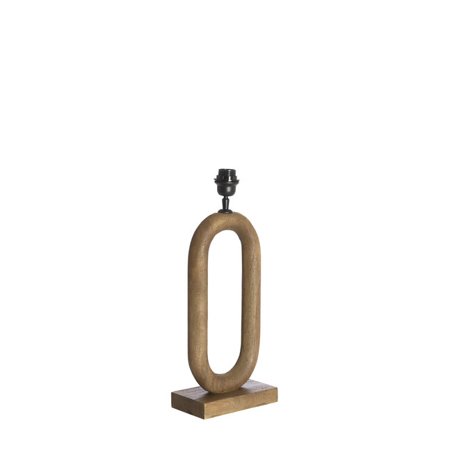 Light en Living Lampvoet 20x12x44 cm PACECO hout grijs-donker bruin