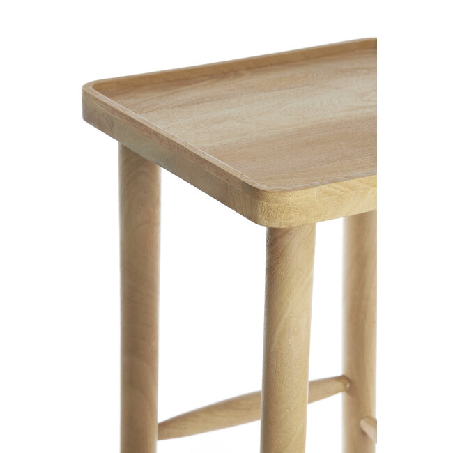 Light en Living Zuil 32x32x80 cm QIANO mango hout naturel