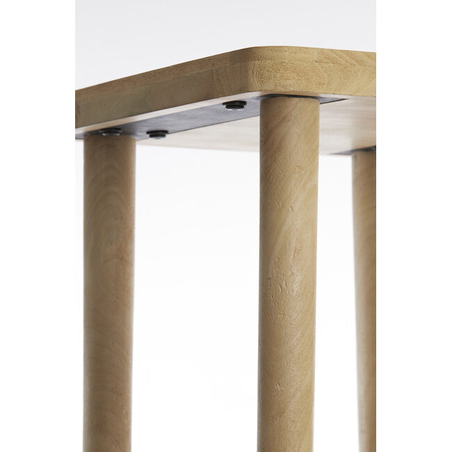 Light en Living Zuil 32x32x80 cm QIANO mango hout naturel