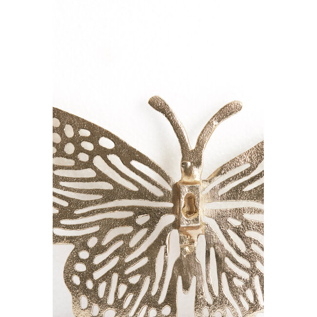 Light en Living Ornament BUTTERFLY goud 26 x 16 x 3 cm