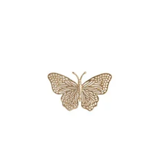 Light en Living Ornament BUTTERFLY goud 26 x 16 x 3 cm