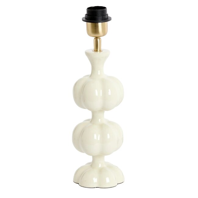 Light en Living Lampvoet Ø10x29 cm CALDAS glans crème