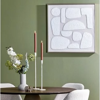 Light en Living Wandornament 80x3,5x80 cm NIEVES zand+crème