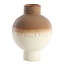 Light en Living Vaas deco Ø28x38 cm ZELATA keramiek crème+taupe