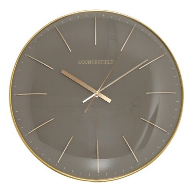 Countryfield Wandklok Bellamy taupe Ø 35 cm