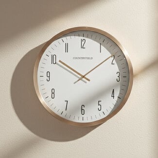 Countryfield Wandklok Antoin M goud / wit