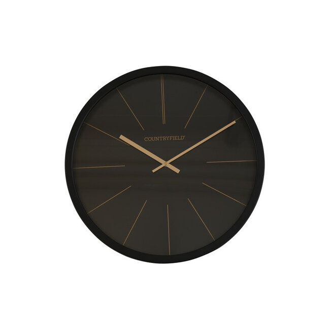 Countryfield Wandklok Copper M zwart Ø 40 cm