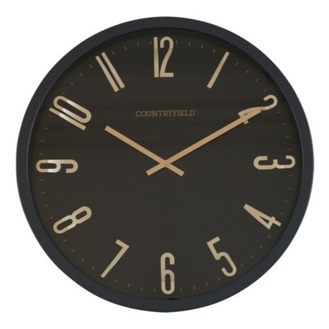 Countryfield Wandklok Copper M grijs/ zwartØ 40 cm