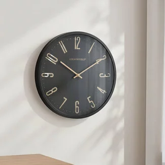 Countryfield Wandklok Copper M grijs/ zwartØ 40 cm