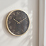 Countryfield Wandklok Copper M goud/bruin marmer Ø 40 cm