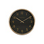 Countryfield Wandklok Copper L zwart goud Ø 50 cm