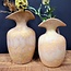 Light en Living Vaas deco 17x16x28 cm MARILLO keramiek light peach