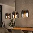 WoonStijl Hanglamp 3L drift glass