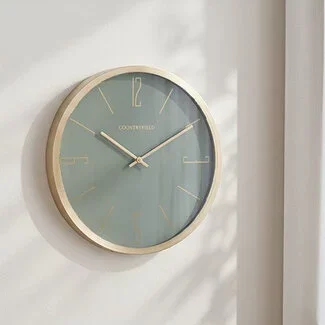 Countryfield Wandklok Copper M goud / taupe Ø 40 cm