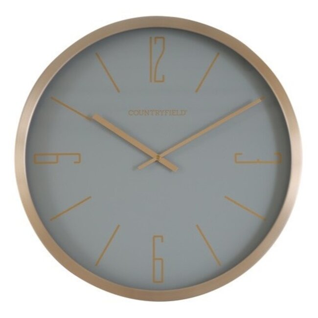 Countryfield Wandklok Copper M goud / taupe Ø 40 cm