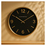 Countryfield Wandklok Copper M zwart / goud Ø 40 cm
