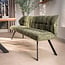 WoonStijl Eetkamerbank Raster 180 cm Hoven groen