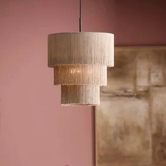 Light en Living Hanglamp 3L Ø45x50 cm MALAIKA taupe