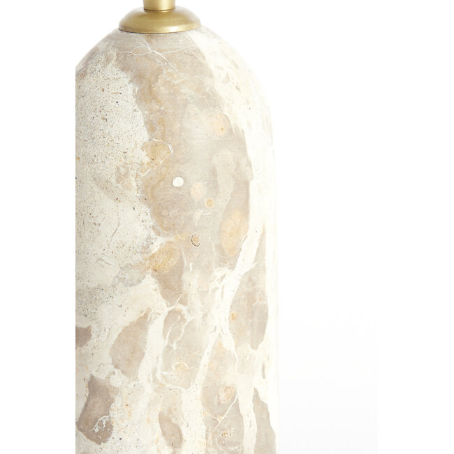 Light en Living Lampvoet Ø9x28 cm MALIKI marmer zand