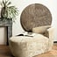 PTMD Wandornament Wiktor bruin MDF swirl carved S - Ø 90 cm