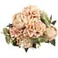 Countryfield Kunst boeket Peony Hydrangea 3x3 zalm-L35B35H47CM