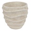 Countryfield Bloempot Ribbel Creme S
