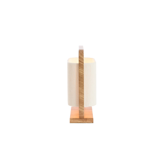 Light en Living Tafellamp  45x15x37,5 cm LECCE houtprint + touw naturel