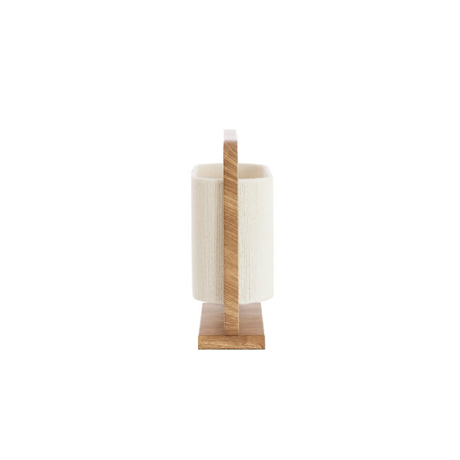Light en Living Tafellamp  45x15x37,5 cm LECCE houtprint + touw naturel
