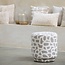 Light en Living Poef Ø40x44 cm DAVONTE taupe+beige