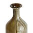 Light en Living Vaas Ø14,5x29,5 cm JORVEN glas taupe + olijfgroen