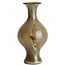 Light en Living Vaas Ø19x40 cm JORVEN glas taupe + olijfgroen