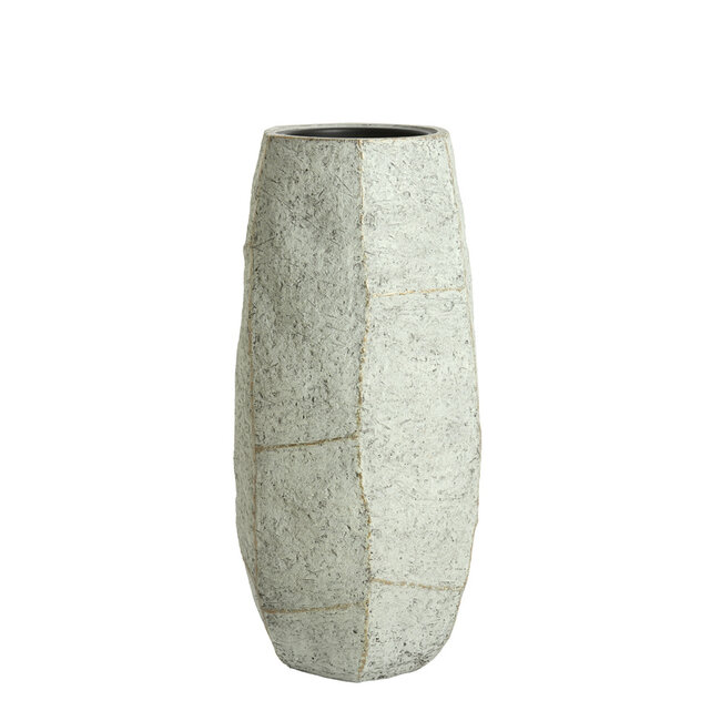 Light en Living Pot deco 50x47x105 cm AGELO blauw grijs