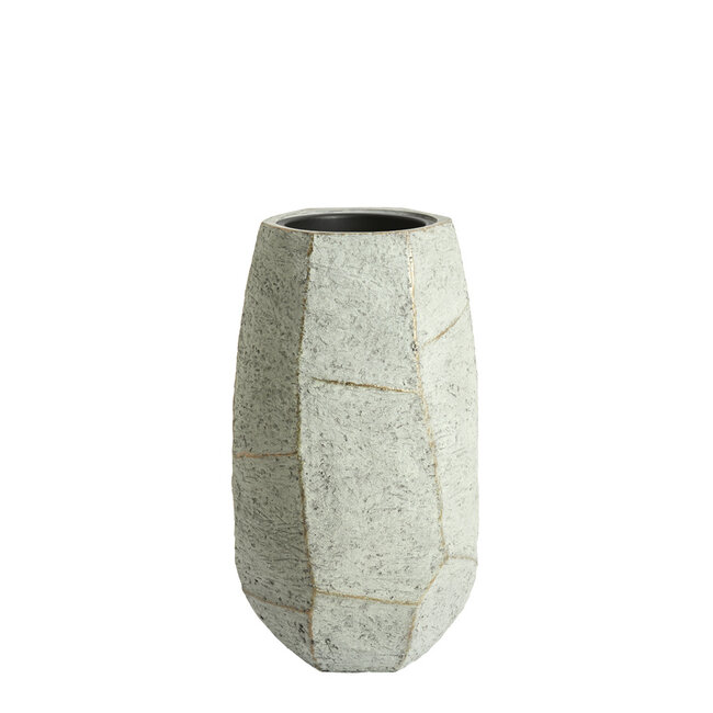 Light en Living Pot deco 50x47x88 cm AGELO blauw grijs