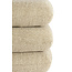 Light en Living Poef 44,5x44,5x44,5 cm LAURIE zand - crème