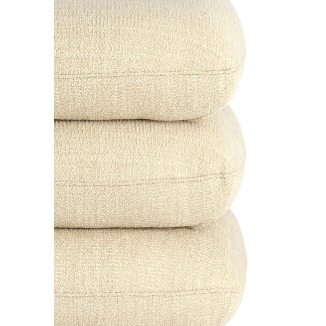 Light en Living Poef 44,5x44,5x44,5 cm LAURIE - crème