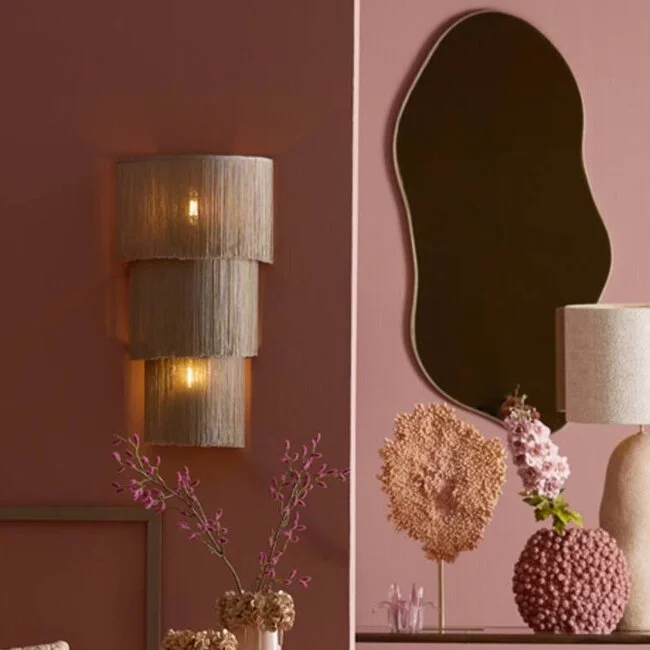 Light en Living Spiegel 59x1,5x120,5 cm AZULA bruin glas+brons