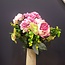 Countryfield Kunst boeket Peony Hydrangea 3x3 Lila
