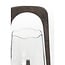 Light en Living Windlicht Ø18x26,5 cm ANOSY glas helder+hout mat d bruin